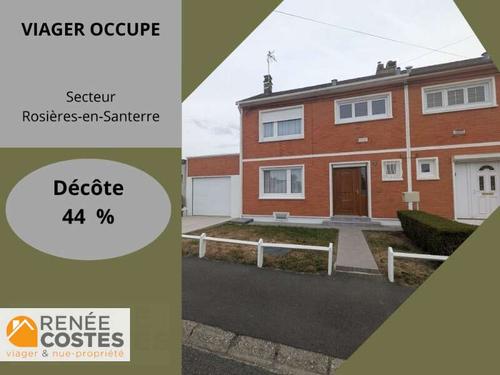 Viager occupé - F81-H83 ans - ROSIERES EN SANTERRE (80170)