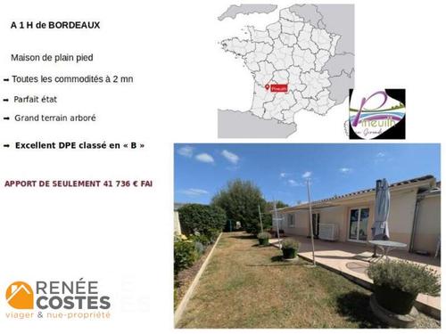Viager occupé - F74-H73 ans - PINEUILH (33220)