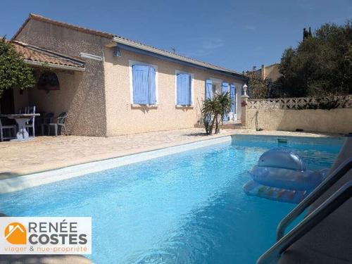 Vente en nue propriété - F70-H75 ans - ST BRES (34670)