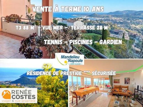 Vente à terme occupée sur 120 mois - MANDELIEU LA NAPOULE (06210