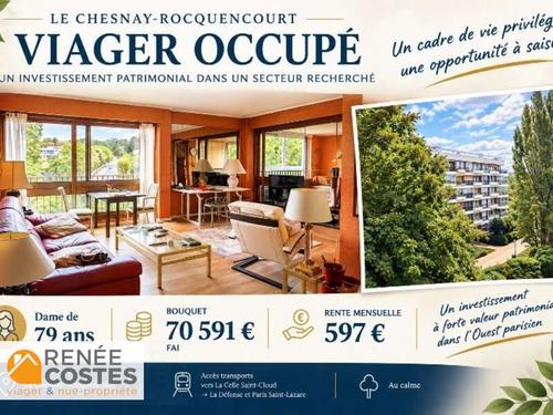 Viager occupé - F79 ans - LE CHESNAY (78150)