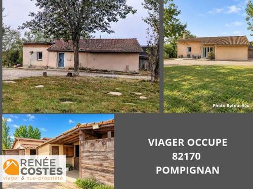 Viager occupé - F77-H76 ans - POMPIGNAN (82170)
