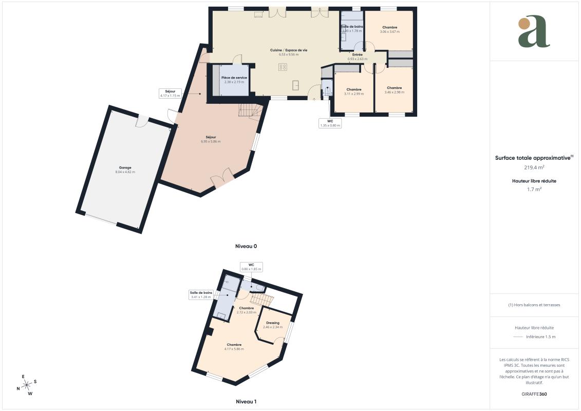 Maison contemporaine avec piscine – 194 m² – Échalas (69700) - Photo 5