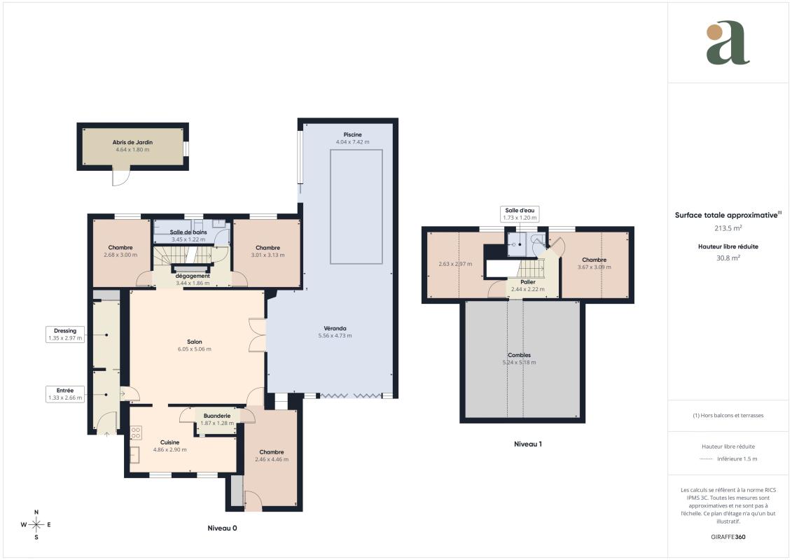Maison avec piscine – 162 m² – 6 pièces – Rillieux-la-Pape - Photo 4