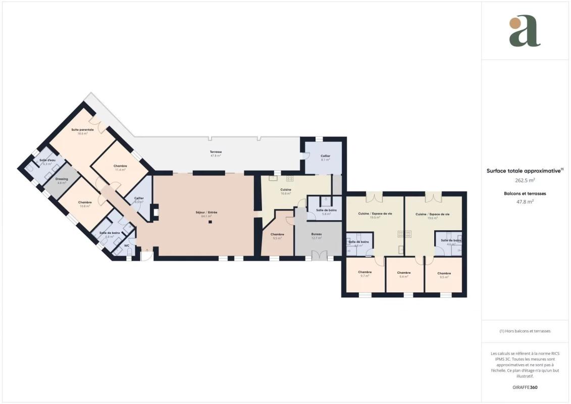 Parc régional du Haut Verdon – Aups - Propriété de 261 m² avec 2 gîtes indépendants labellisés 4 étoiles, piscine et jardin paysager - Photo 4