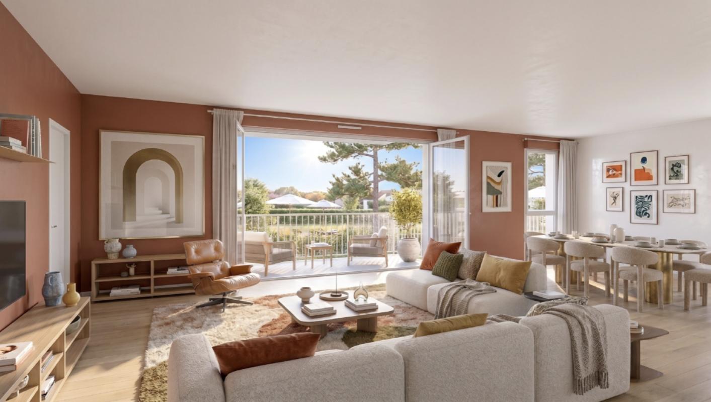 T3 pièces norme RE2020 - balcon et parking