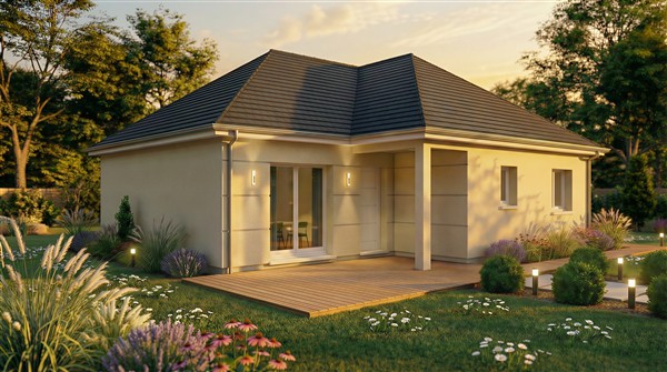 Maison de 3 chambres en plain-pied de 85 m²