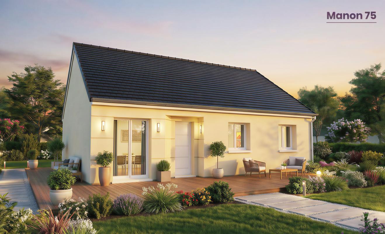 Maison de 75 m² de plain pied