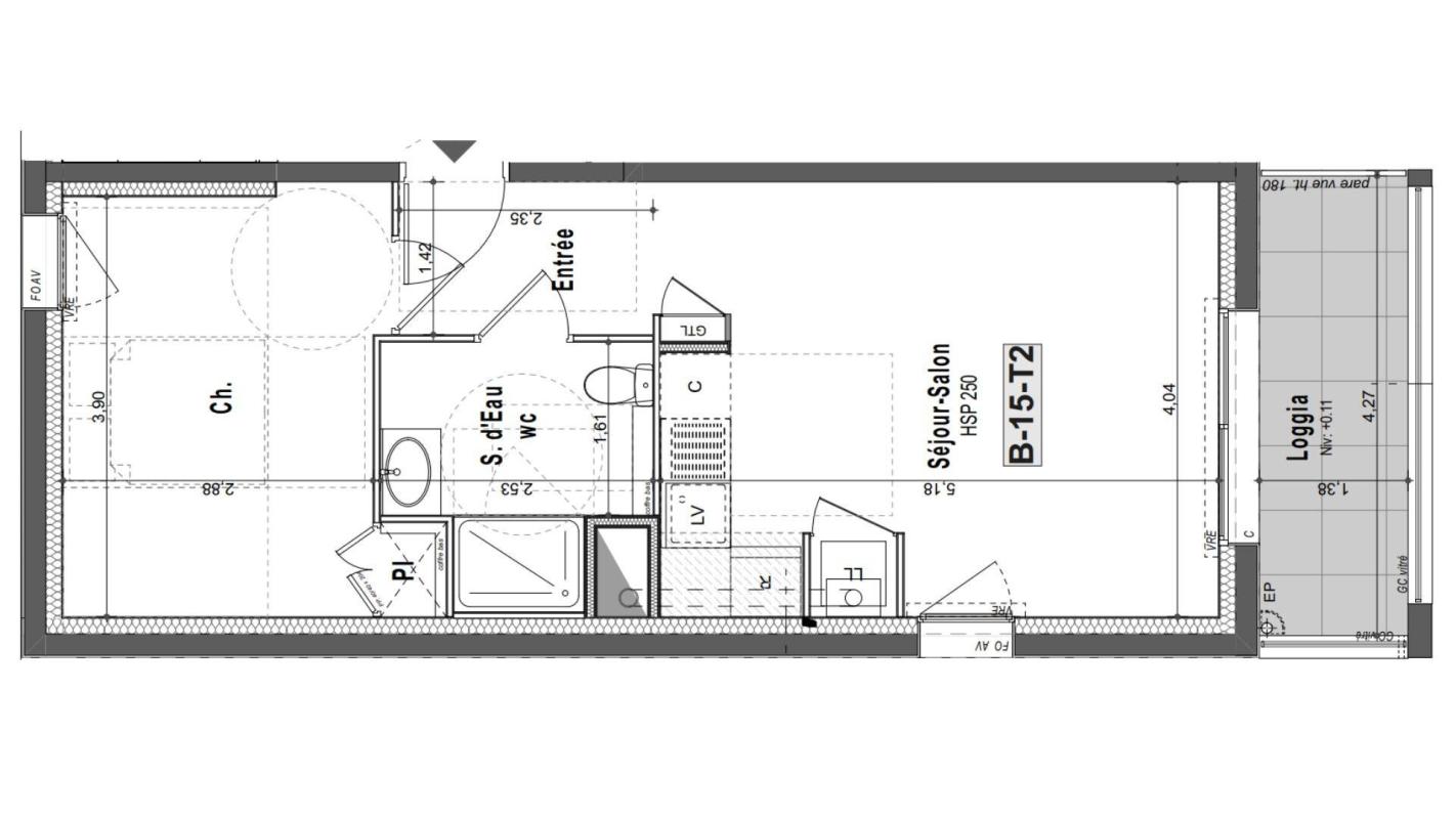 Appartement 2 Pièce(s) Saint-Malo