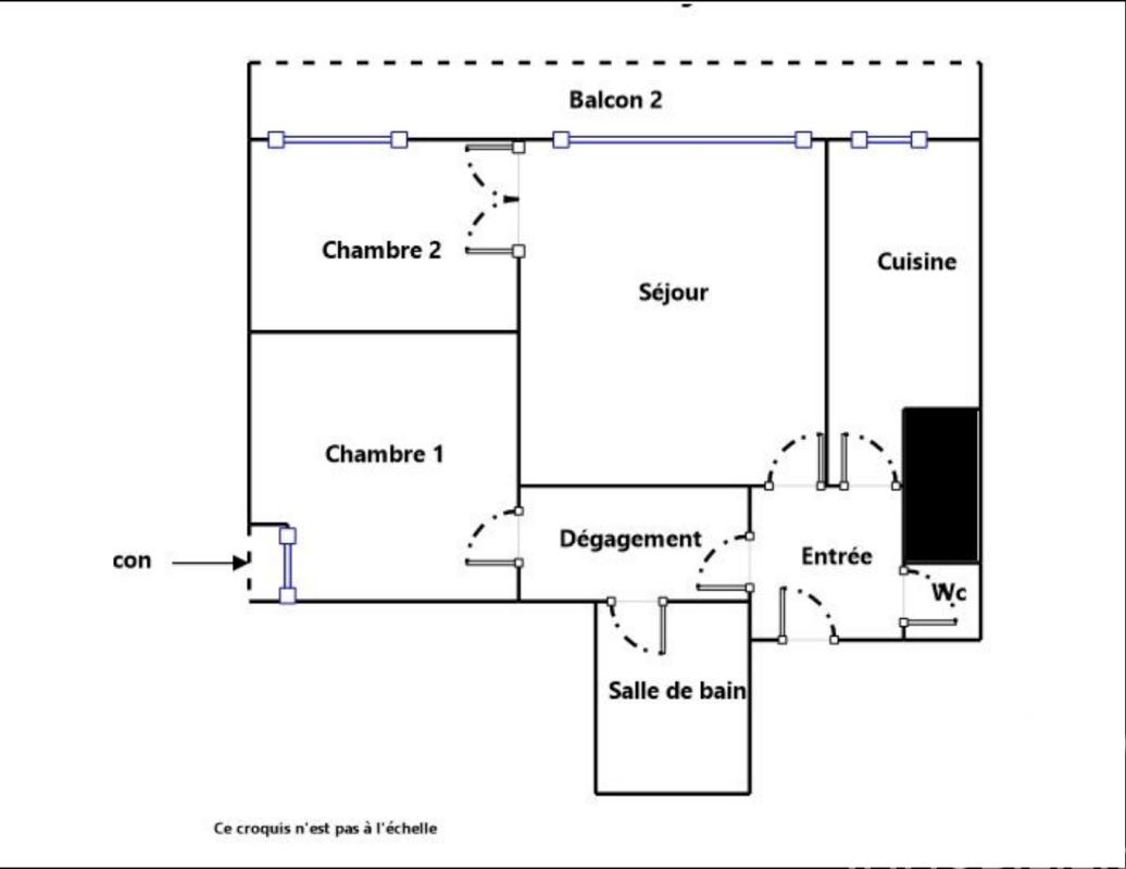 Appartement 3 Pièce(s) Boussy-Saint-Antoine