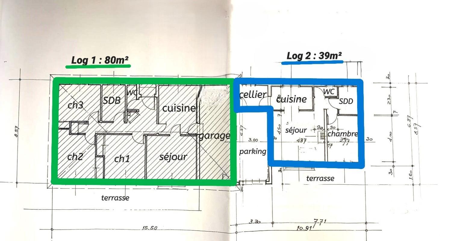 Maison 4 Pièce(s) Coutras