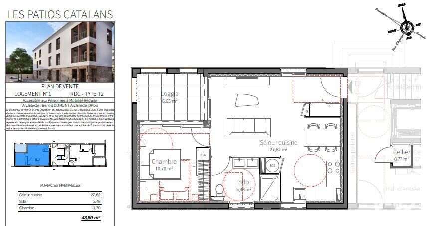 Appartement 2 Pièce(s) Argelès-sur-Mer