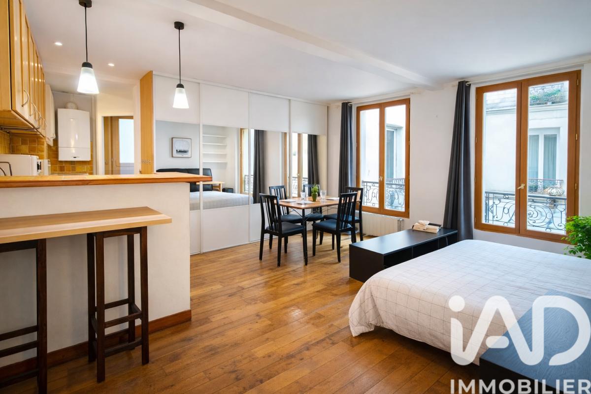 Appartement 1 Pièce(s) Paris 17eme Arrondissement