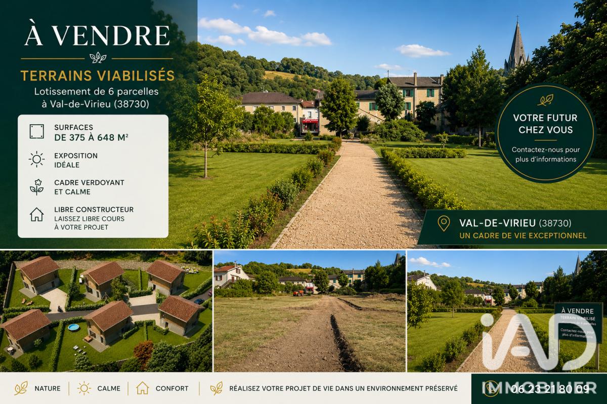 Terrain  Val-de-Virieu