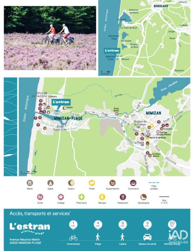 Appartement 3 Pièce(s) Mimizan