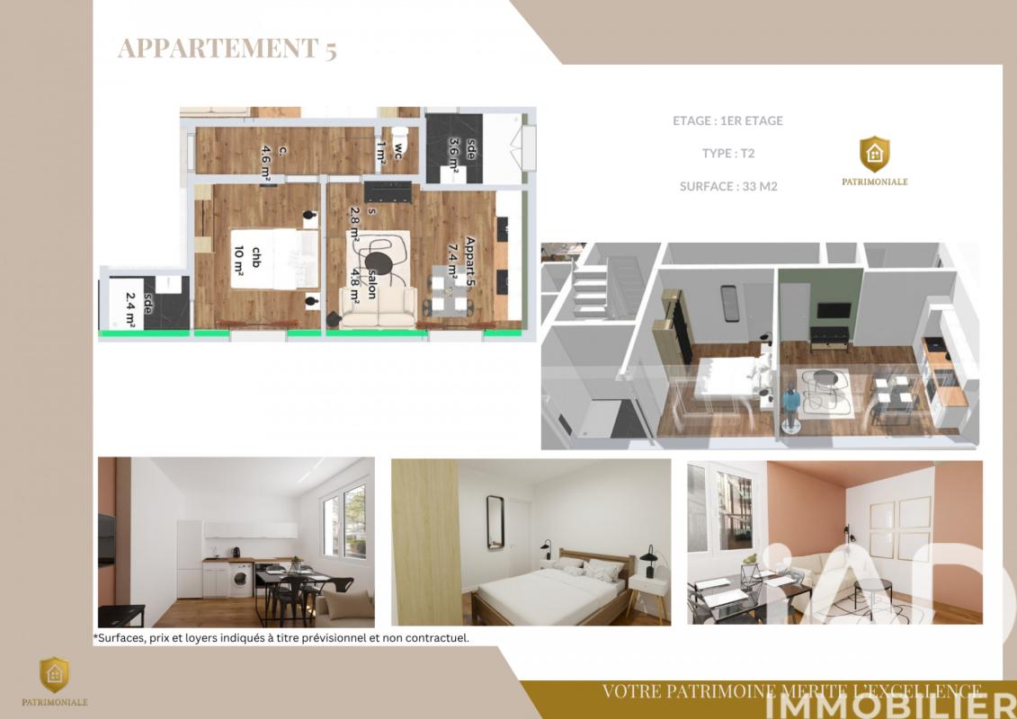 Appartement 2 Pièce(s) Fougères