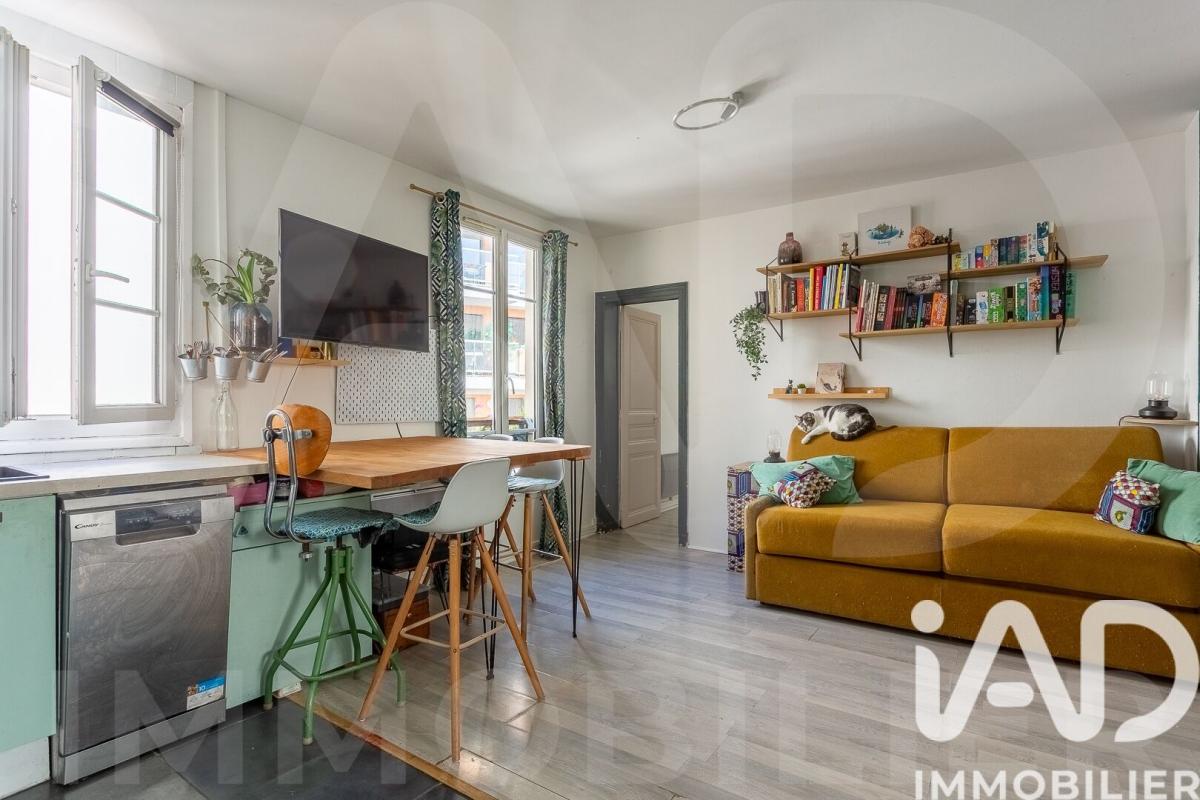 Appartement 2 Pièce(s) Paris 18eme Arrondissement