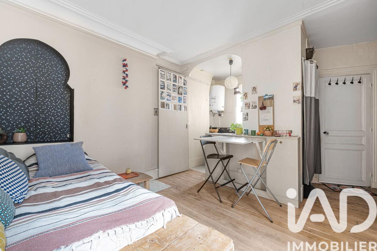 Appartement 2 Pièce(s) Paris 18eme Arrondissement