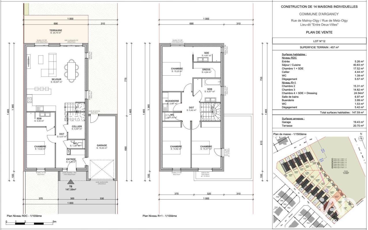 Maison 6 Pièce(s) Argancy