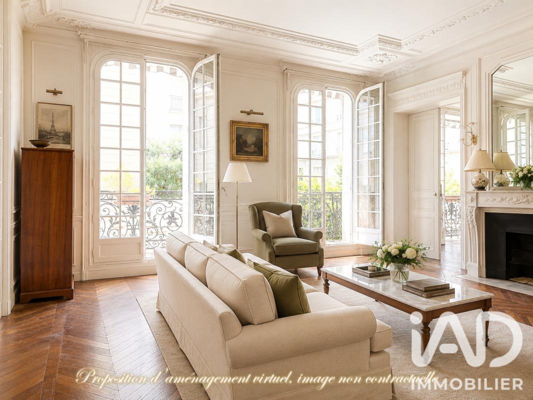 Appartement 5 Pièce(s) Paris 16eme Arrondissement