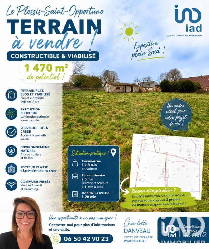 Terrain  Le Plessis-Sainte-Opportune