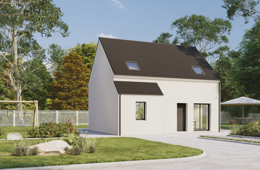 MAISON INDIVIDUELLE 92,21 m² à JOUY LE MOUTIER