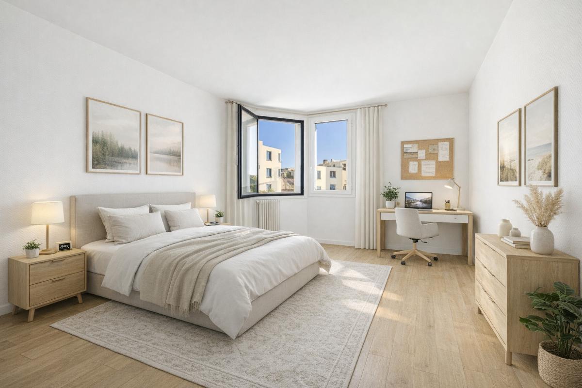 4P DE 88M² EN DERNIER ETAGE AVEC TERRASSE ET BOX