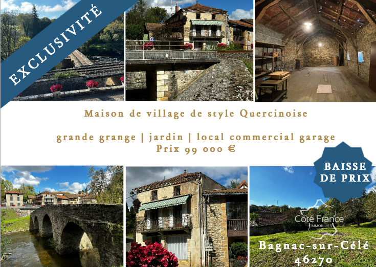 Maison à vendre, 8 pièces, 130 m², Bagnac Sur Cele