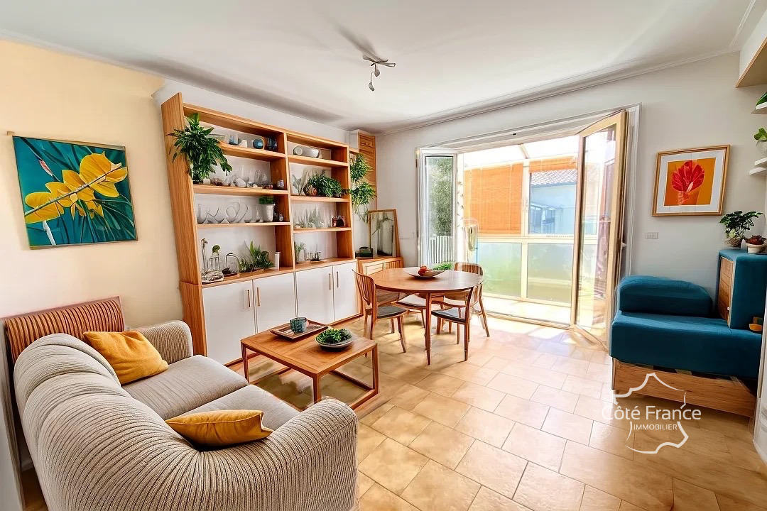 Appartement T3 - 59 m2 + loggia - 2 Chambres - Vue dégagée