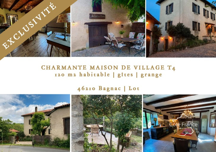 Très charmante maison de village à Bagnac-sur-Célé 46270 dan