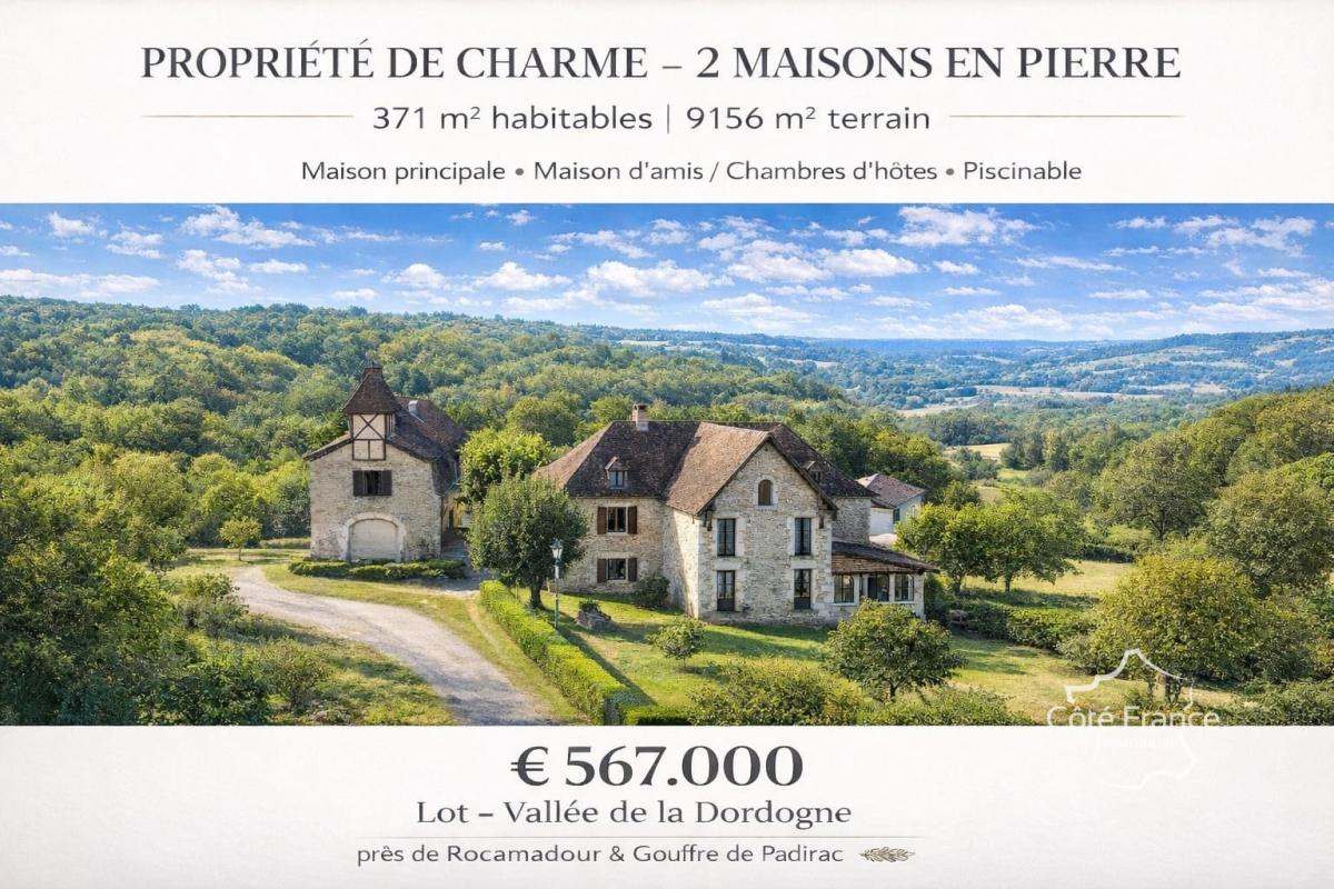 Maison T8 + Chambre d'Hôtes T5   Autour Gouffre de Padirac - Photo 2
