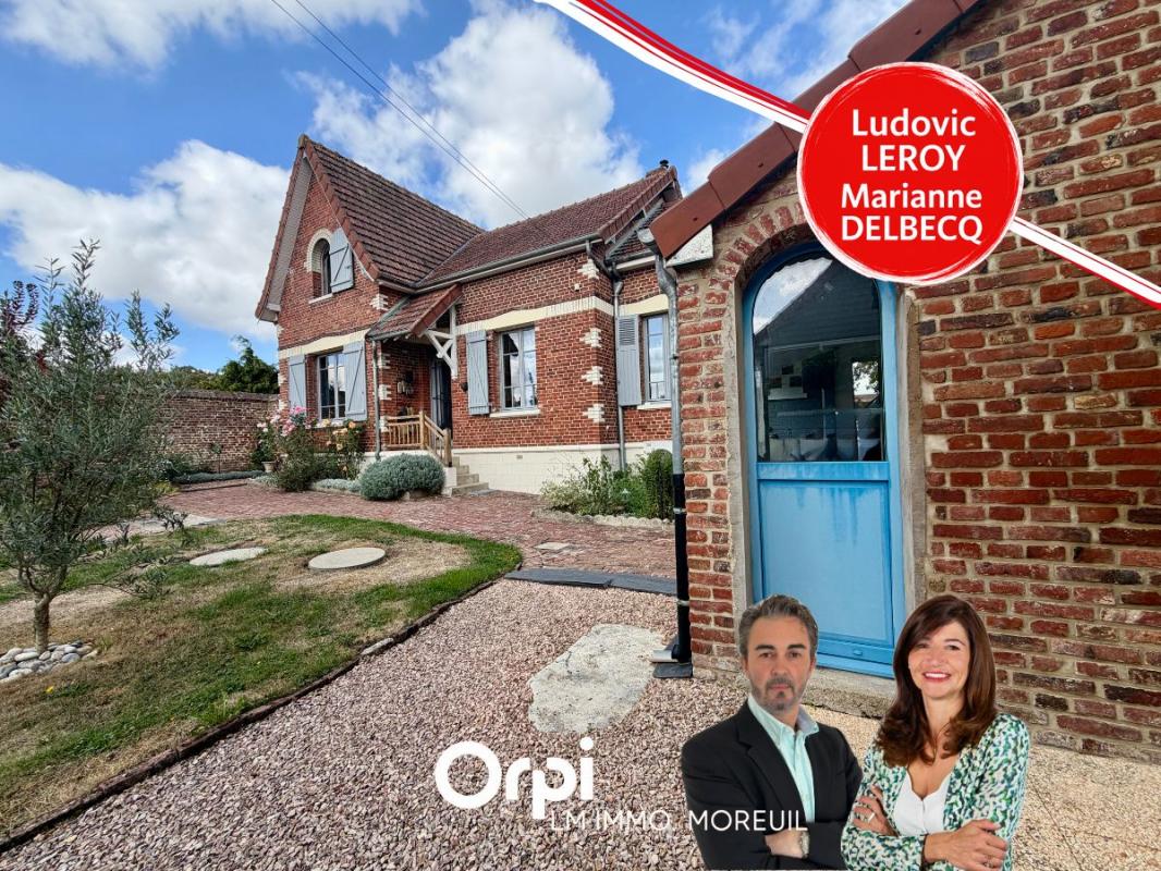 Exclusivité - LE PLESSIER-ROZAINVILLERS – MAISON DE CHARME 140 m²(avec laverie) – NOMBREUSES DÉPENDANCES – GRAND GARAGE – JARDIN CLOS