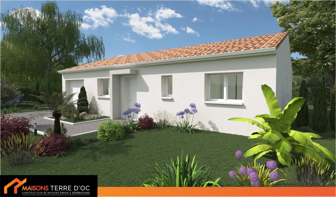Terrain + maison à vendre à Blan