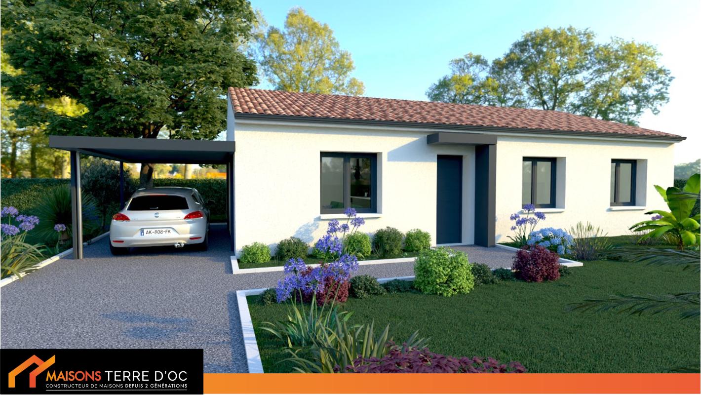 Terrain + maison à vendre à Caraman