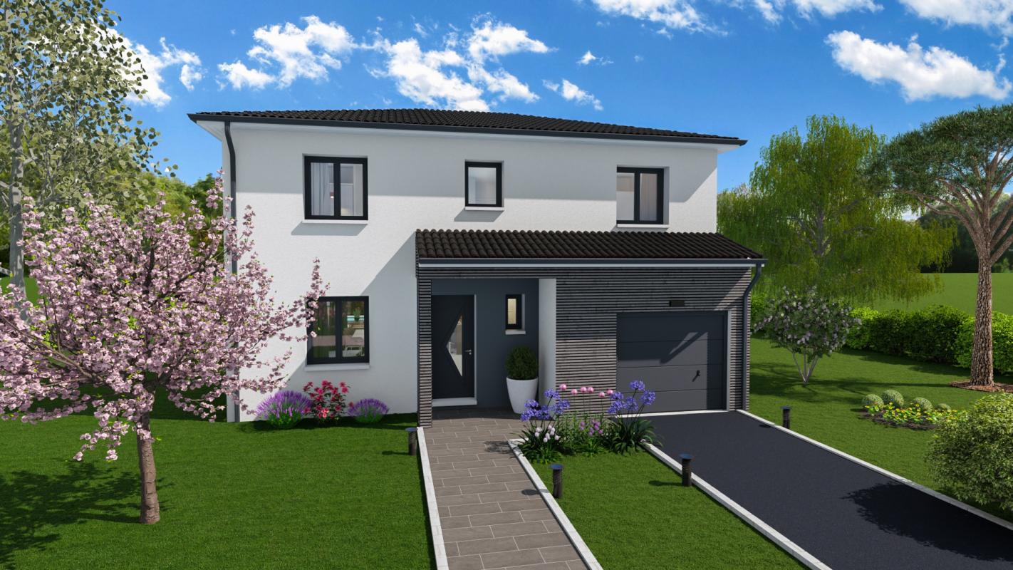 Terrain + maison à vendre à Pompertuzat