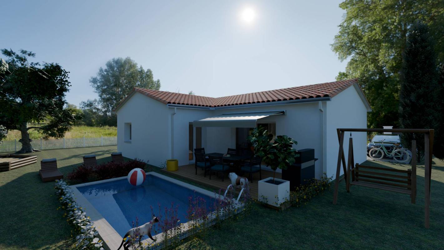 Maison moderne à Aigueleze