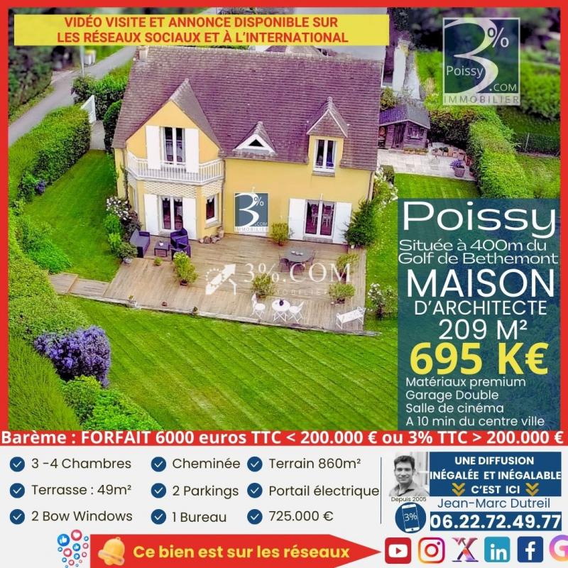 Maison à vendre, 7 pièces, 196 m², Poissy