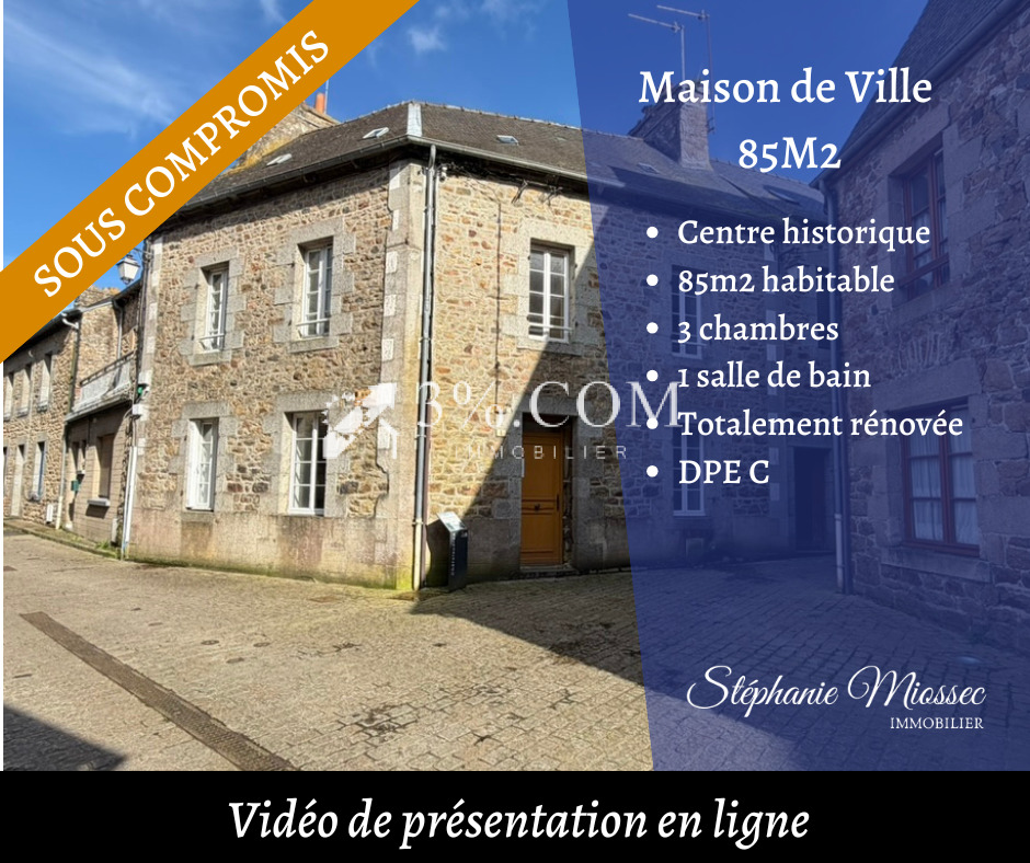 Maison à vendre, 4 pièces, 85 m², Chatelaudren Plouagat