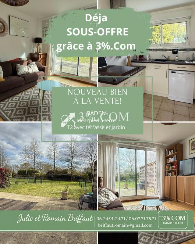 Appartement à vendre, 2 pièces, 43 m², Baden