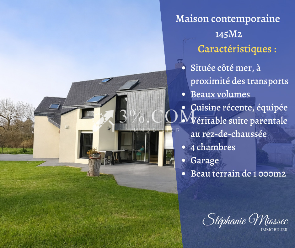 Maison à vendre, 6 pièces, 145 m², Pordic