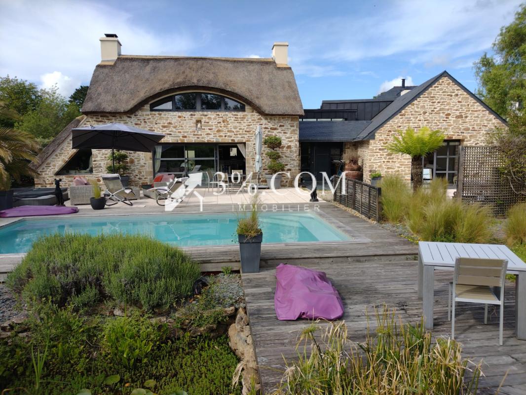 Charmante chaumière de caractère avec piscine et jardin pays - Photo 3