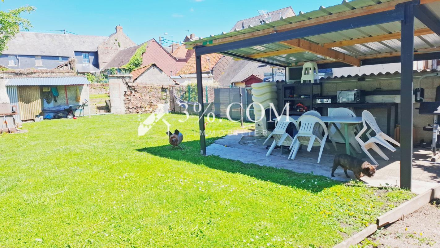OISEMONT : Maison de village 90 m2 - 3 CH ( 4?) - sur terrai - Photo 3