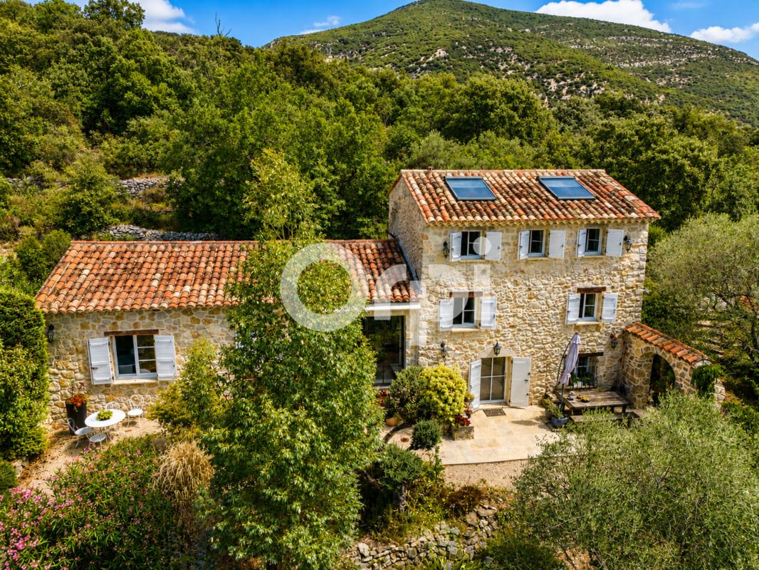 BASTIDE/MAS EN PIERRES AUTHENTIQUE RENOVÉ - CALME ABSOLU - TERRAIN / OLIVIERS