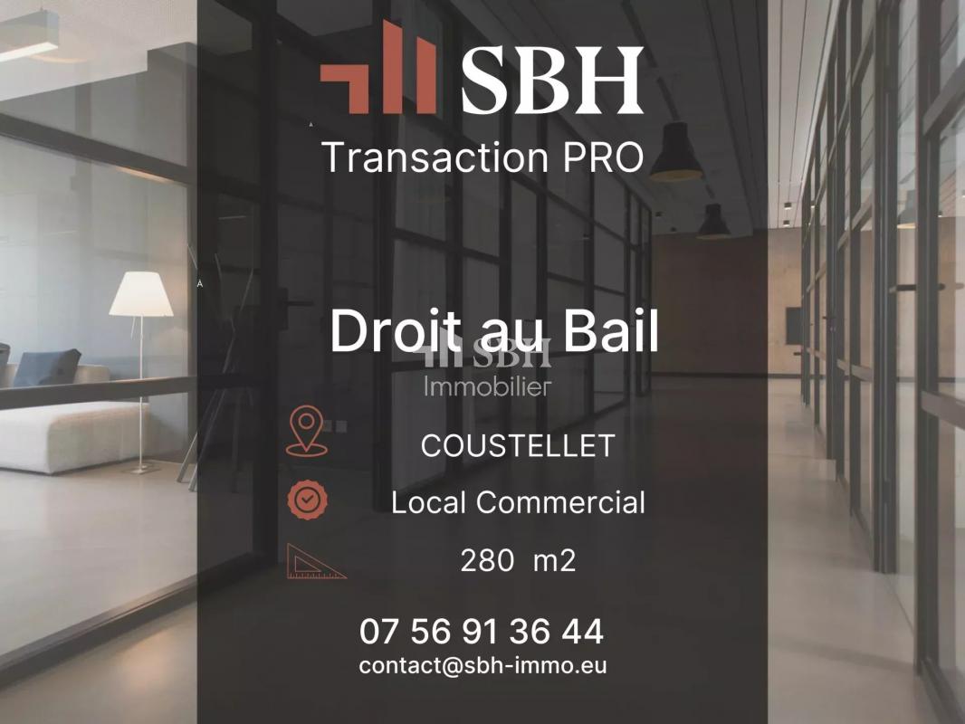 À Vendre - Droit Au Bail - Local Commercial - Coustellet - 280m2