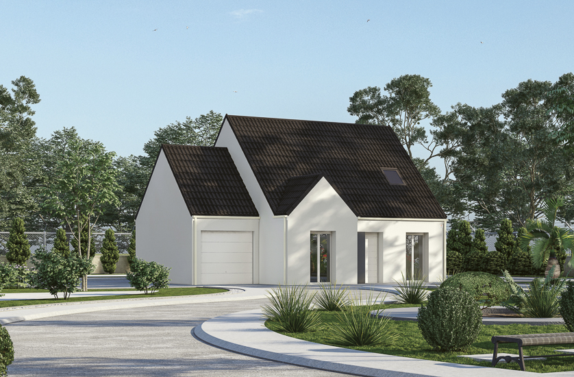 MAISON INDIVIDUELLE 90,70 m² à LE VAL SAINT GERMAIN