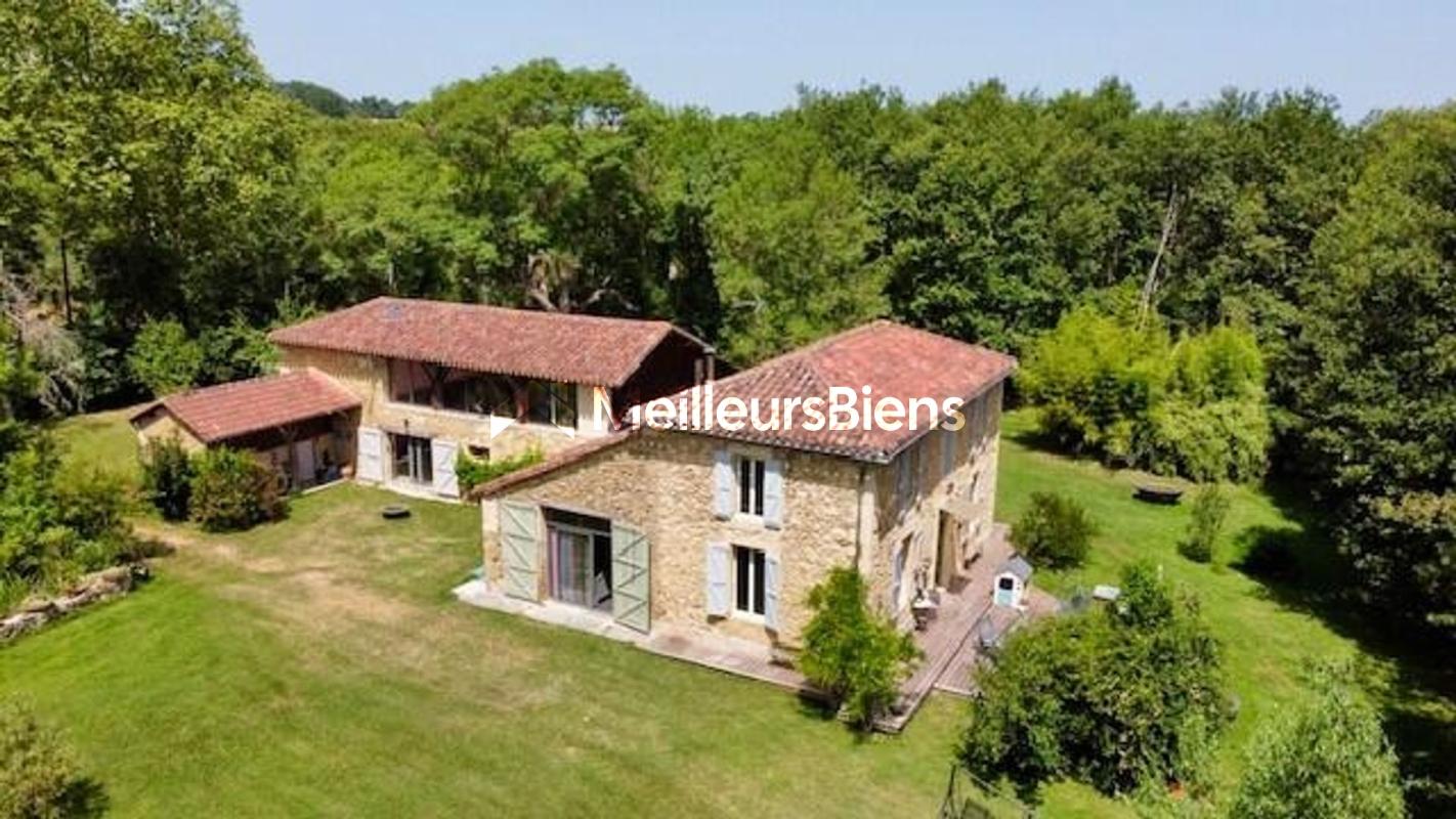 En exclusivité - A 5 min de Vic-Fezensac - Superbe Gasconne avec appartement et grange