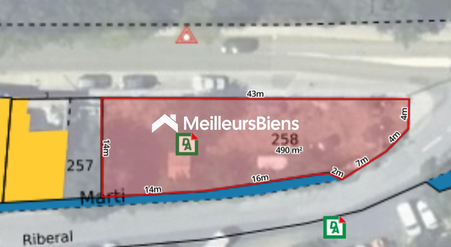 TERRAIN À BÂTIR DE 490 M² – MULTIPLES POSSIBILITÉS