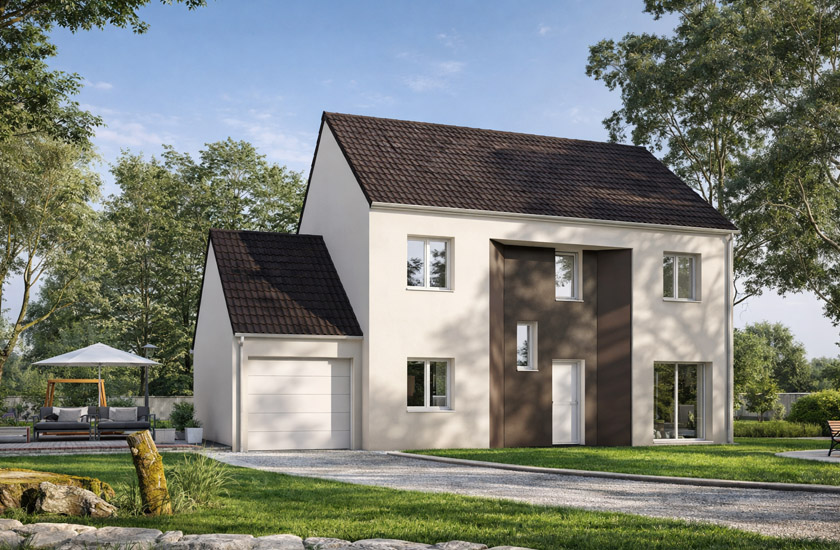 MAISON INDIVIDUELLE 132,14 m² à CRECY LA CHAPELLE