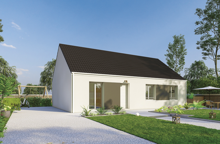 MAISON INDIVIDUELLE 88,36 m² à NANTEUIL LE HAUDOUIN