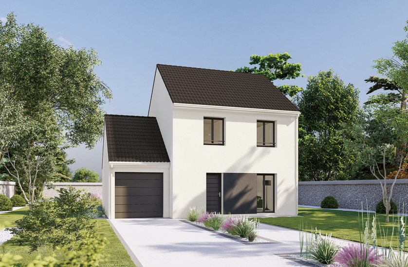 MAISON INDIVIDUELLE 91,38 m² à MARLES EN BRIE